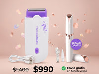 Depiladora Portátil Recargable+ Depilador de cejas de Regalo